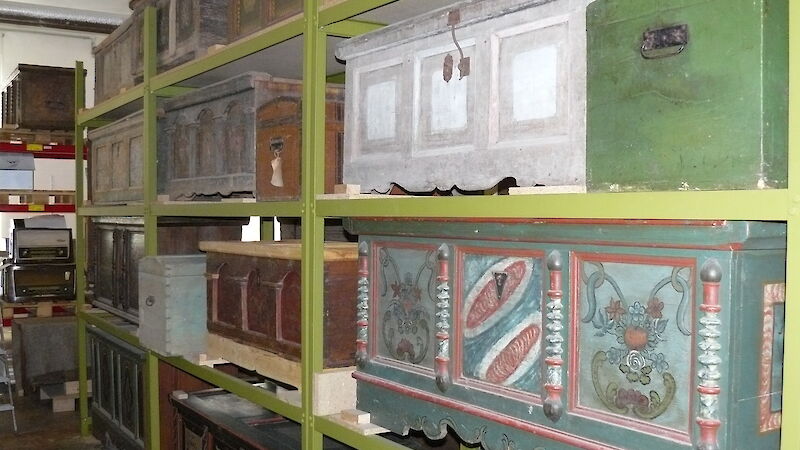 Blick ins Möbeldepot